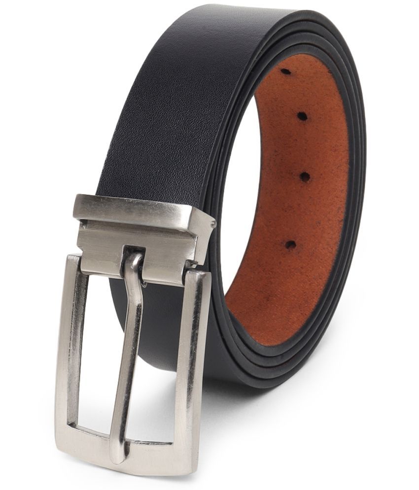     			samtroh - Black Leather Men's Casual Belt ( Pack of 1 )