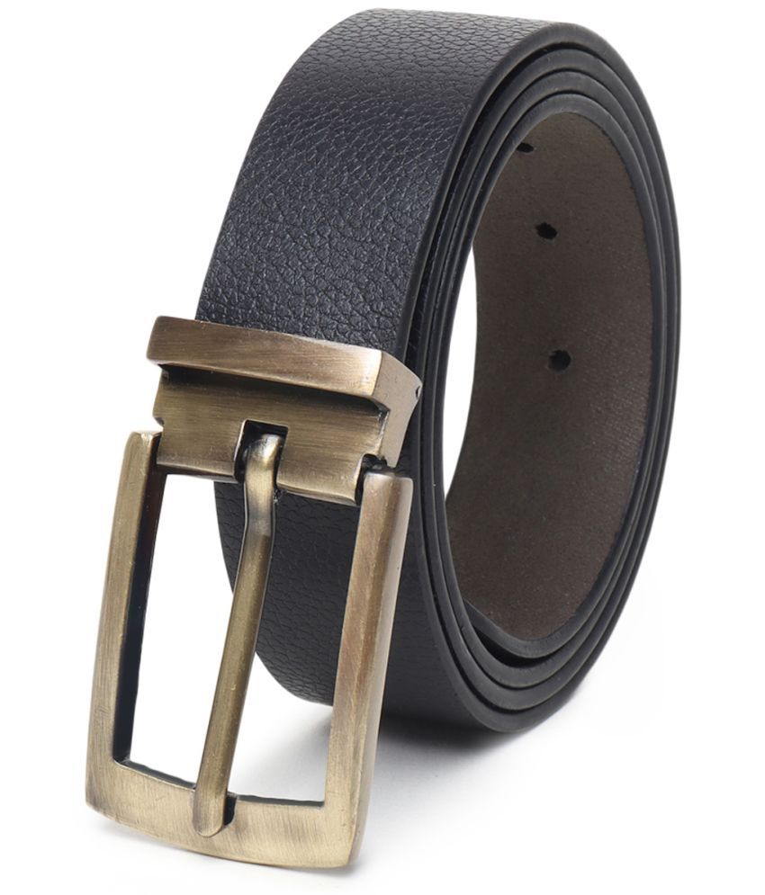     			samtroh - Black Leather Men's Casual Belt ( Pack of 1 )