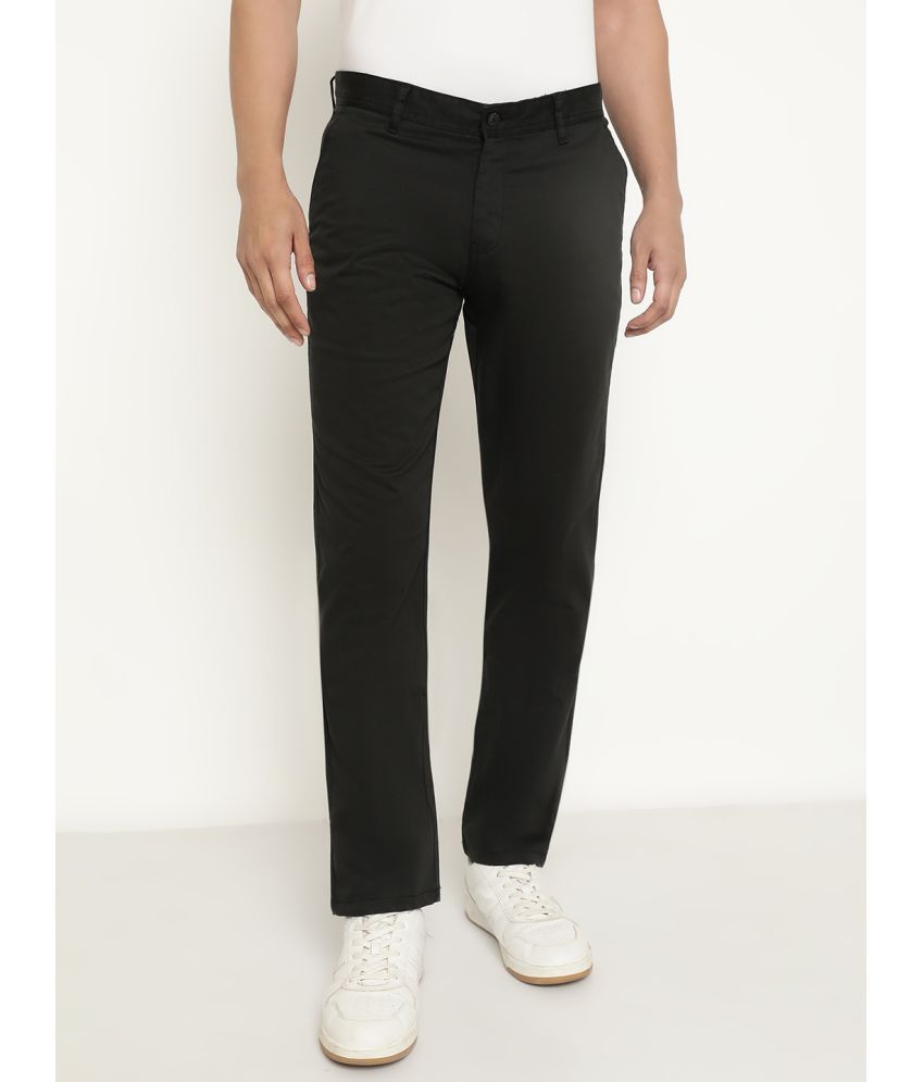     			Duke Black Slim Chinos ( Pack of 1 )