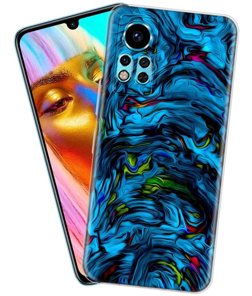     			NBOX - Multicolor Silicon Printed Back Cover Compatible For infinix Note 12 i ( Pack of 1 )