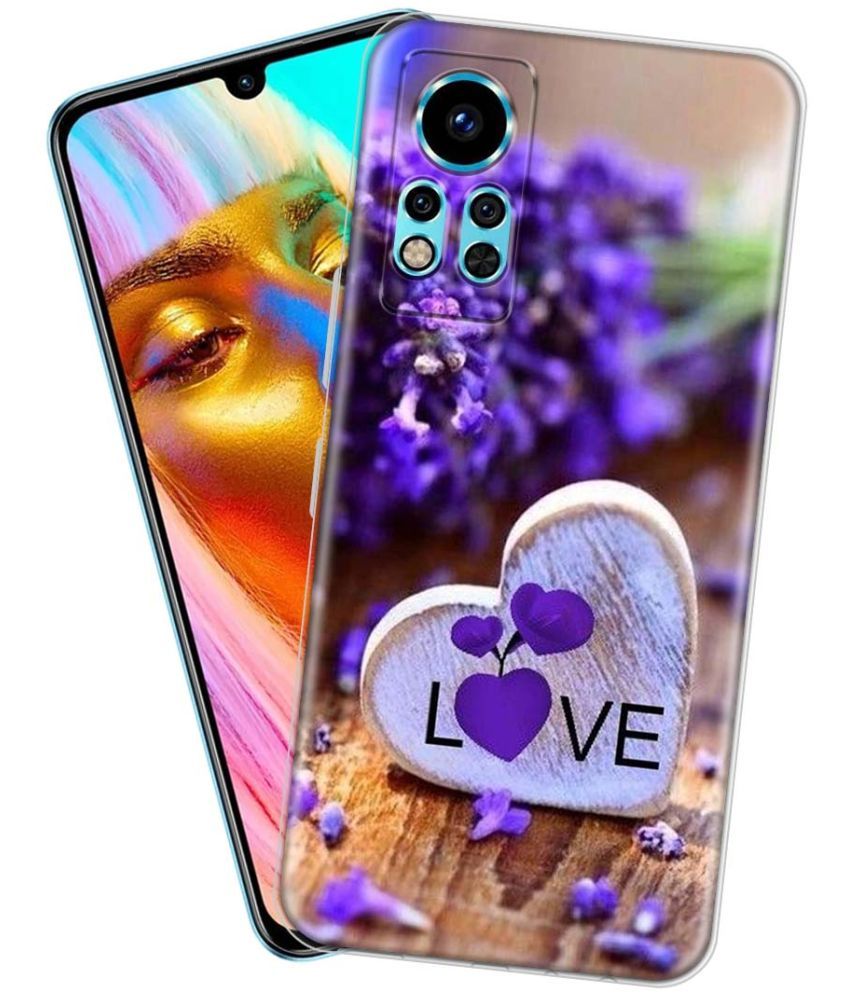     			NBOX - Multicolor Silicon Printed Back Cover Compatible For infinix Note 12 i ( Pack of 1 )