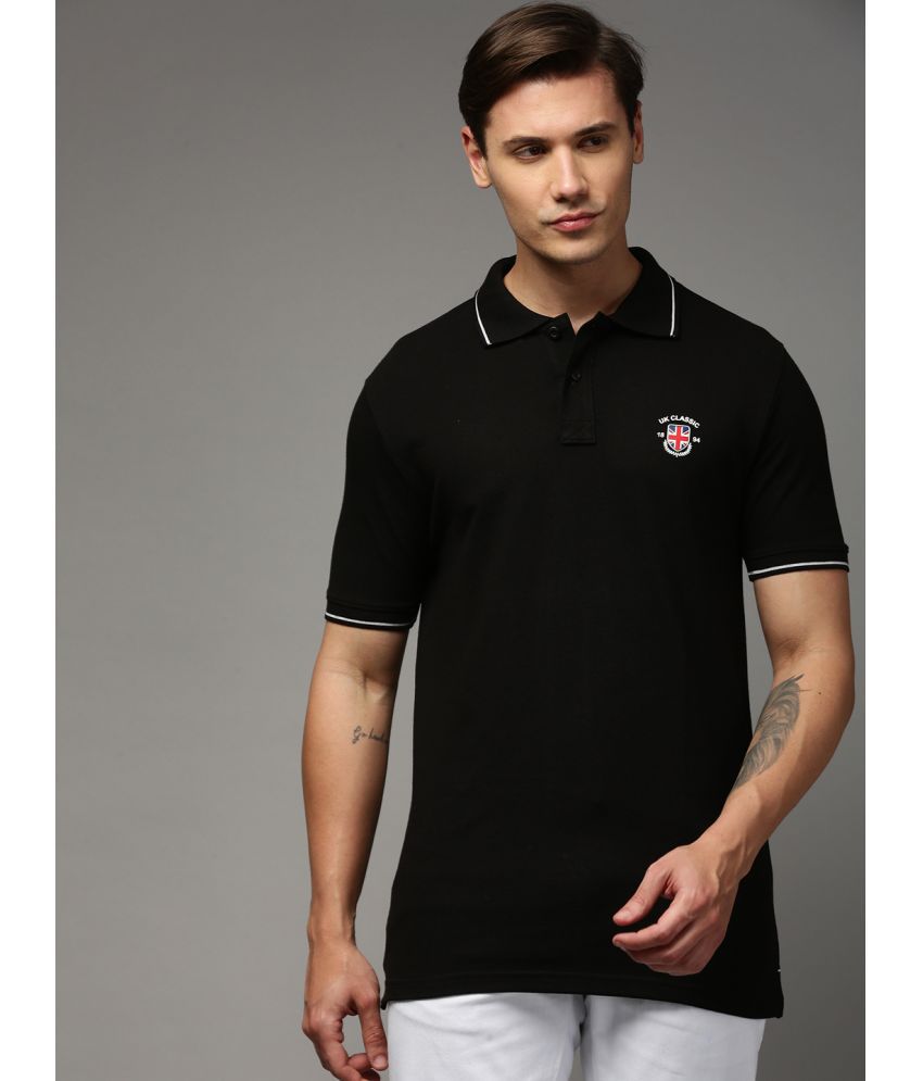     			ONN - Black Cotton Regular Fit Men's Polo T Shirt ( Pack of 1 )