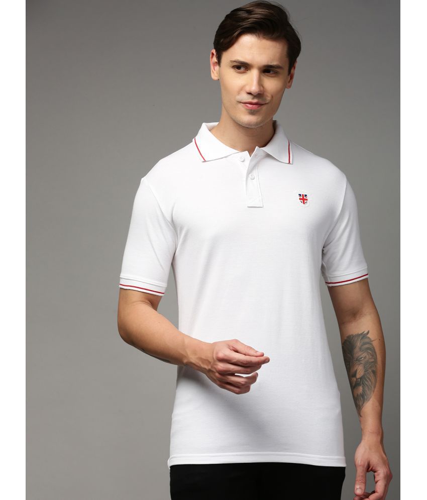    			ONN - White Cotton Regular Fit Men's Polo T Shirt ( Pack of 1 )