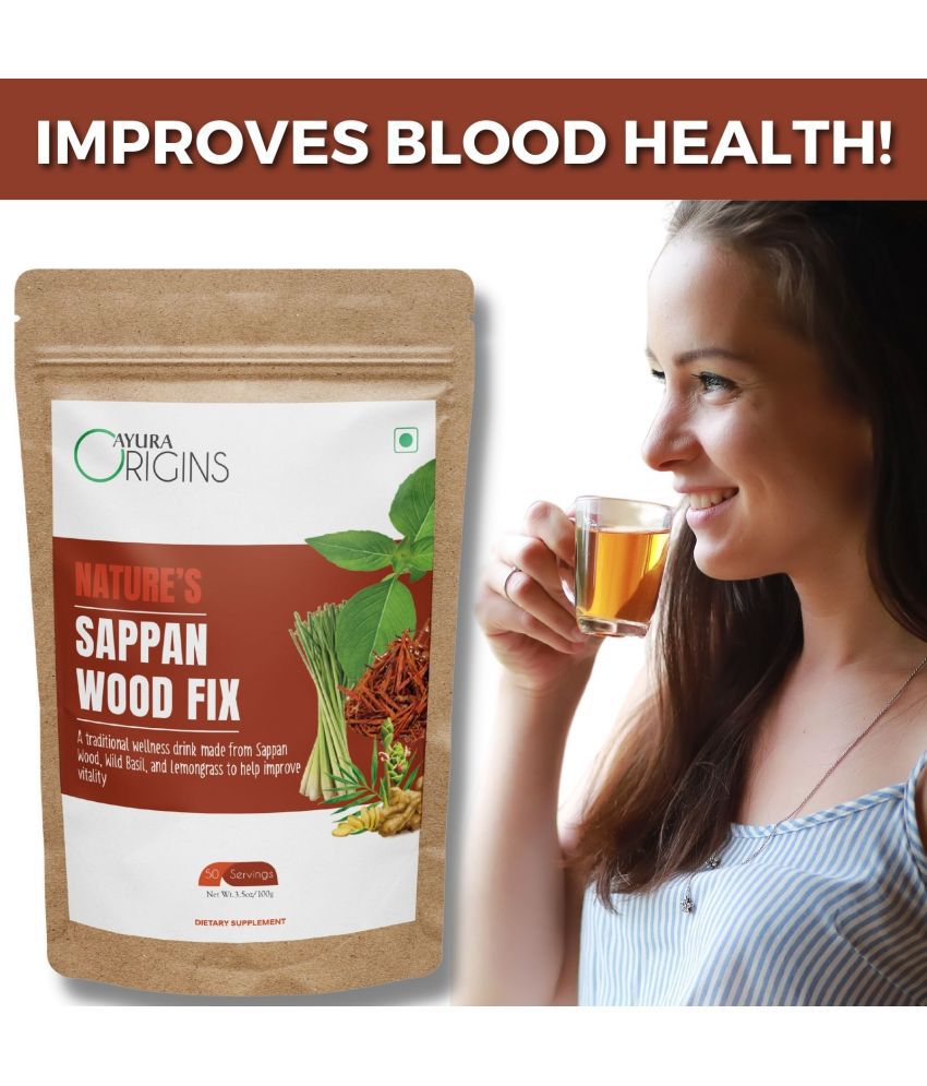    			Ayura Origin Nature's Sappan Wood Fix Nutrition Drink Powder 100 gm Unflavoured