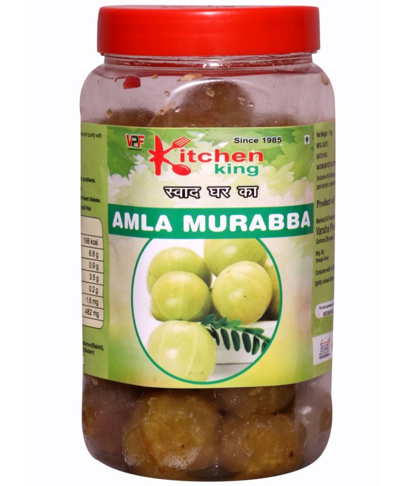     			Kitchen King The Real Taste of Maa Ka Hath Ka Swad Amla Murabba with Almond Indian Gooseberry Pickle 900 g