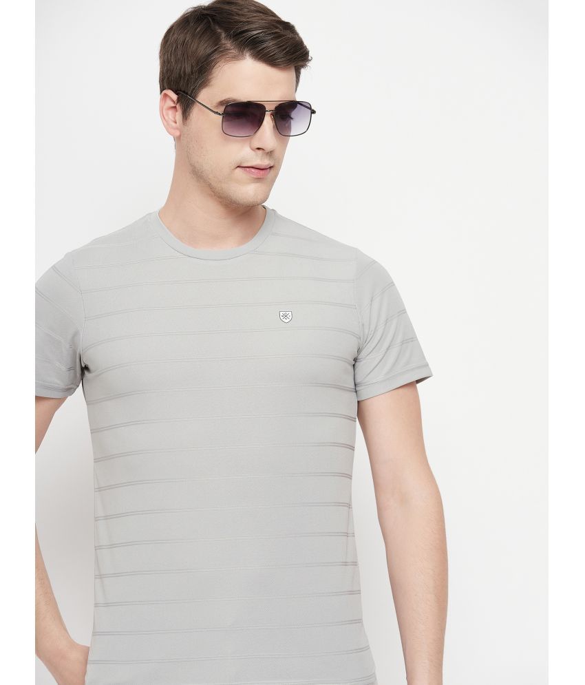 OGEN - Grey Cotton Blend Regular Fit Men's T-Shirt ( Pack of 1 )