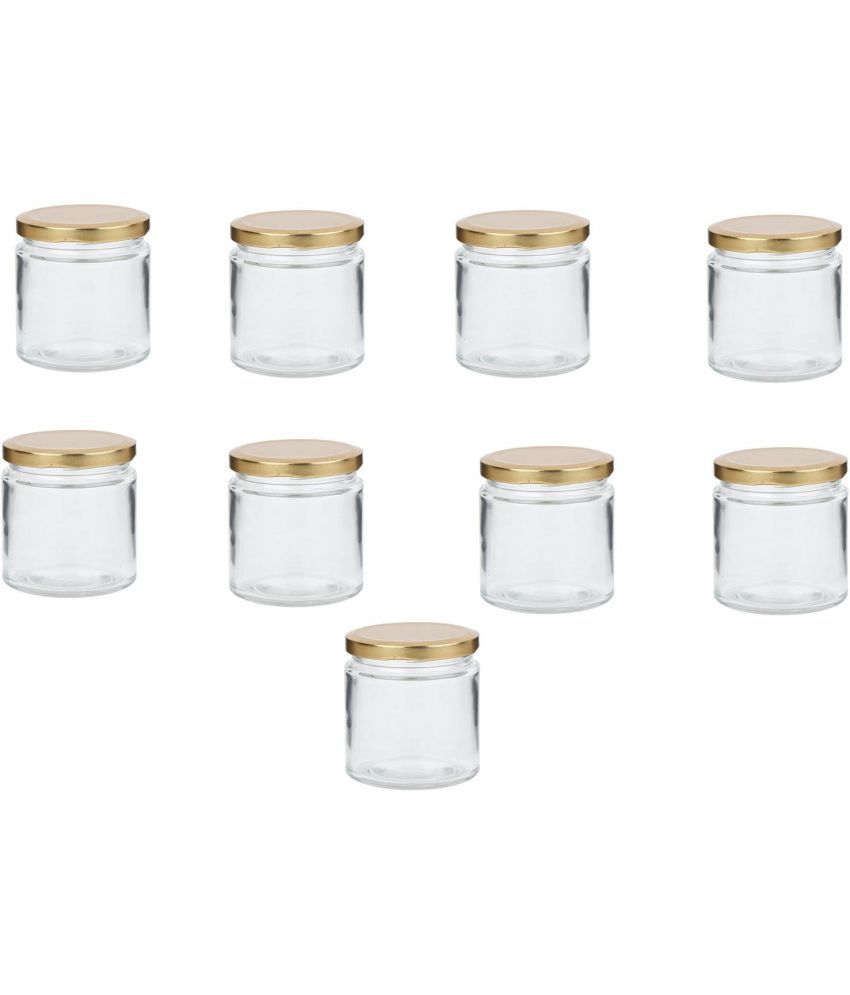     			Somil - Storage Container Glass Transparent Utility Container ( Set of 9 )