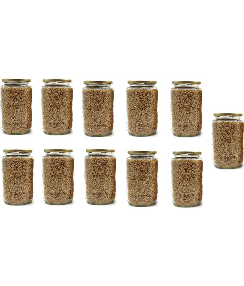     			Somil - Storage Container Glass Transparent Spice Container ( Set of 11 )