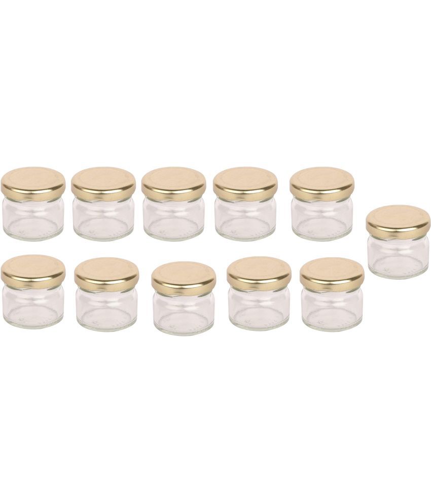     			Somil - Storage Container Glass Transparent Spice Container ( Set of 11 )