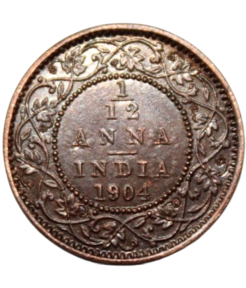     			newWay - 1/12 Anna (1904) "Edward VII" 1 Numismatic Coins