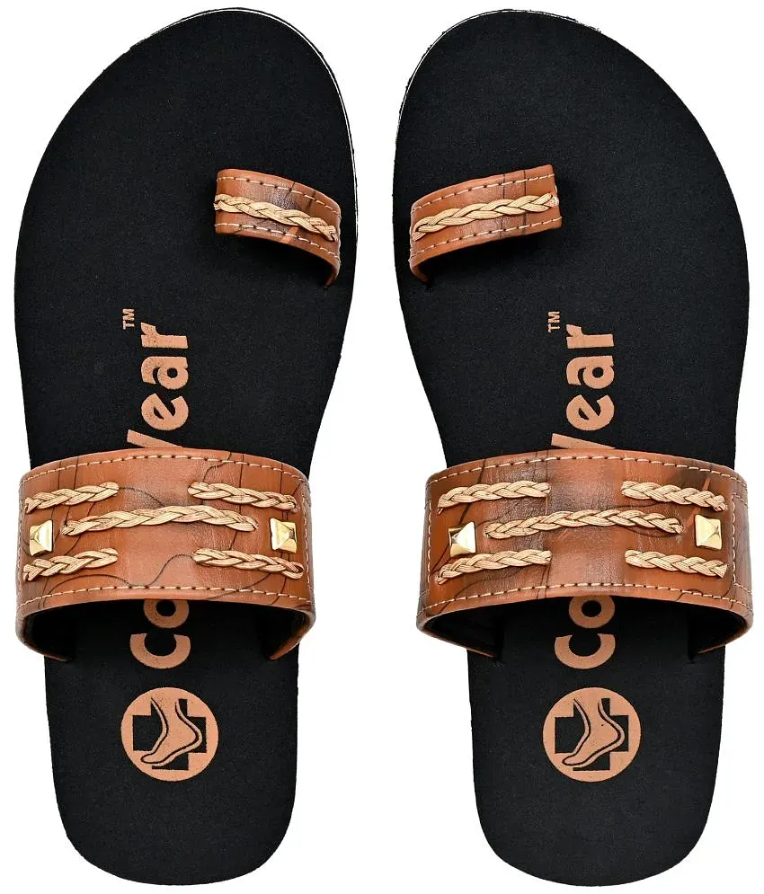 Cozy Wear Brown Men s Leather Slipper Buy Cozy Wear Brown