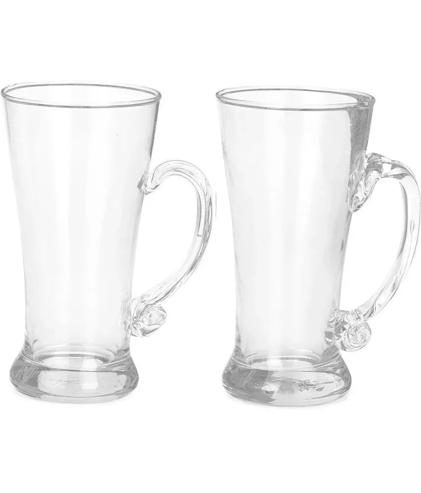 Somil - Transparent Glasses Glass Beer Glasses & Mug 250 ml ( Pack of 2 ): Buy  Online at Best Price in India - Snapdeal