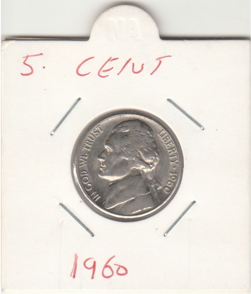     			COIN AND HERITAGE GALLERY - USA 5 CENT-1960 1 Numismatic Coins