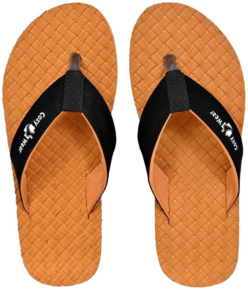     			Cozy Wear - Brown Men's Thong Flip Flop