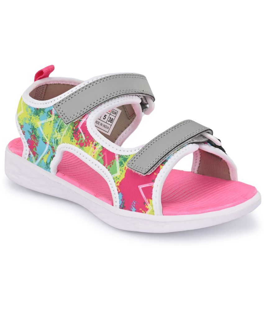     			OFF LIMITS Multi Color Floater Sandals