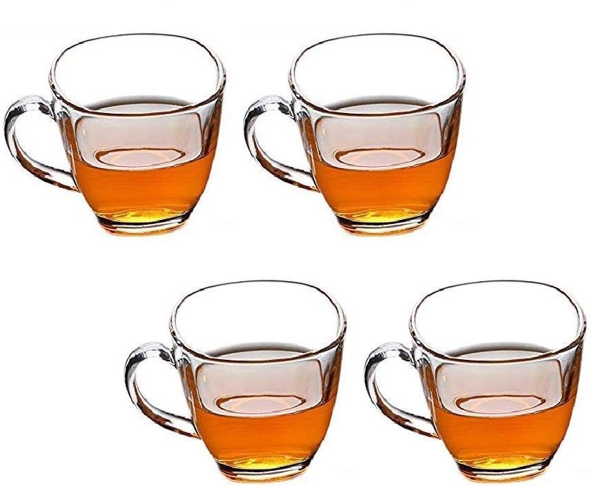     			Somil - Glass Self Stirring Tea Cup 180 ml ( Pack of 4 )