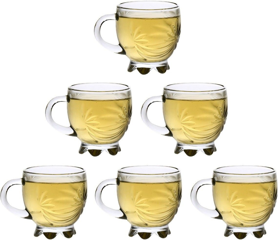     			Somil - Glass Self Stirring Tea Cup 180 ml ( Pack of 6 )