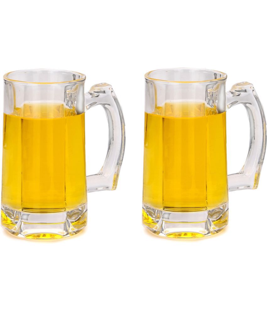     			Somil Beer Mug Glasses Set,  400 ML - (Pack Of 2)