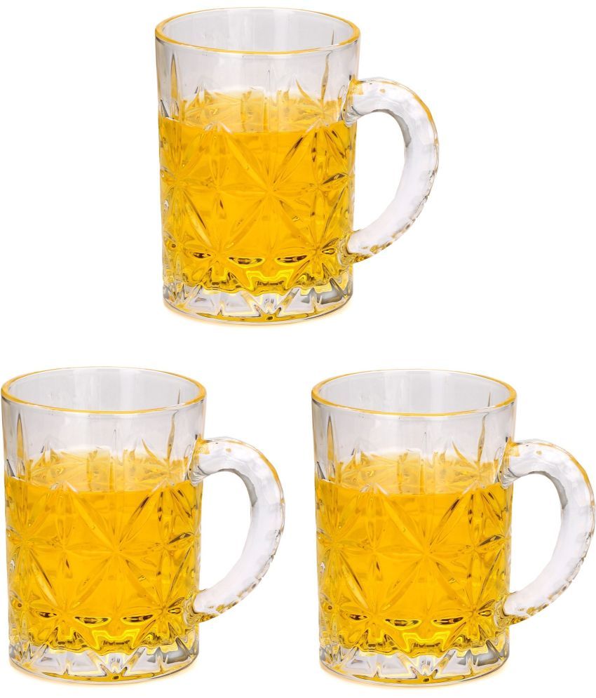     			Somil Beer Mug Glasses Set,  450 ML - (Pack Of 3)