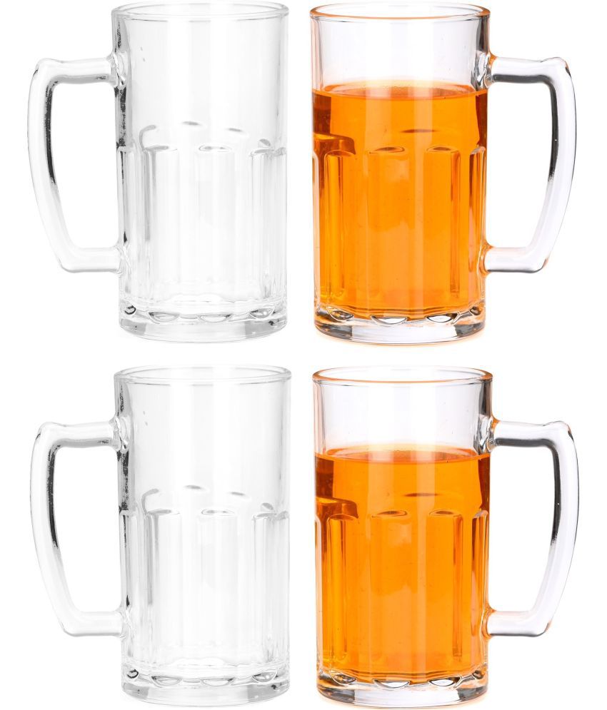     			Somil Beer Mug Glasses Set,  600 ML - (Pack Of 4)