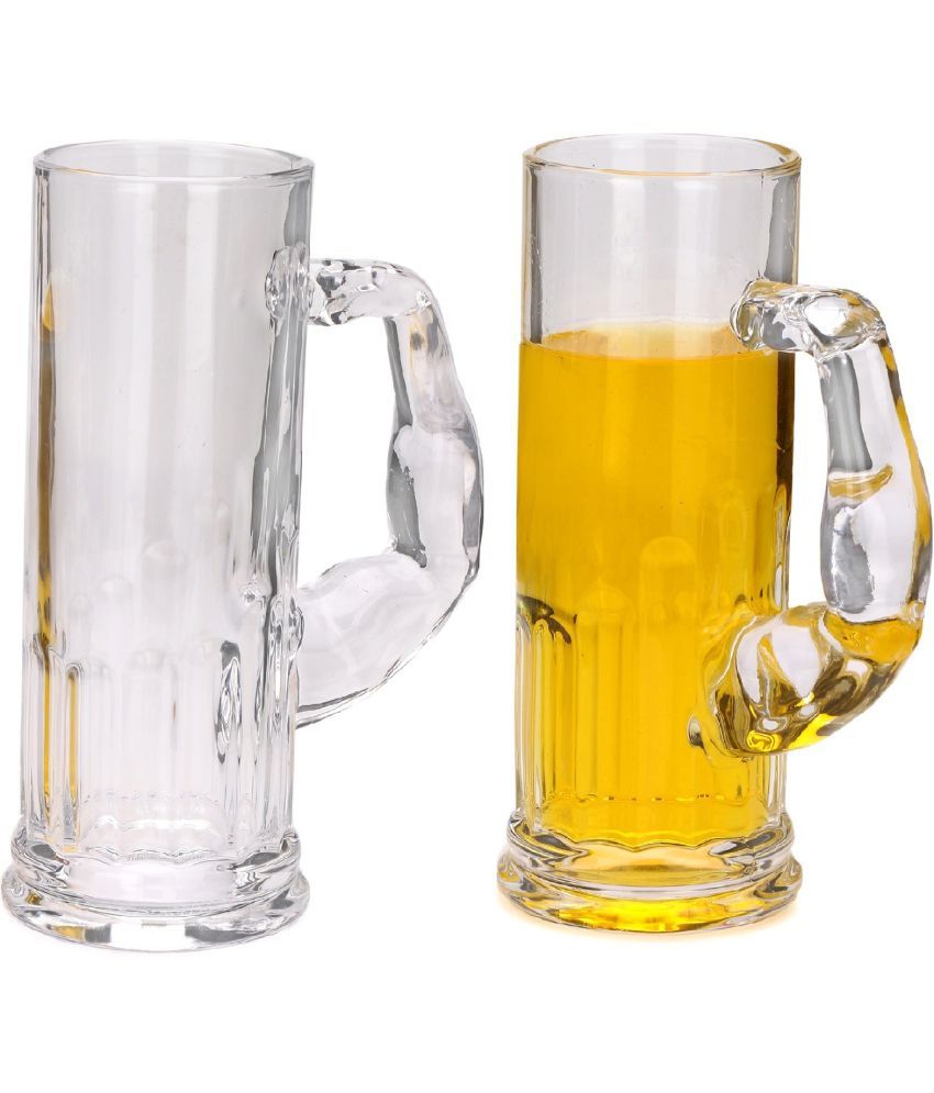     			Somil Beer Mug Glasses Set,  600 ML - (Pack Of 2)