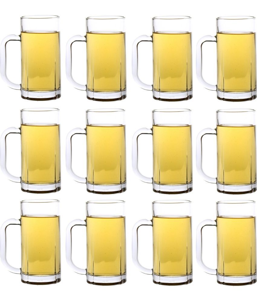     			Somil Beer Mug Glasses Set,  300 ML - (Pack Of 12)