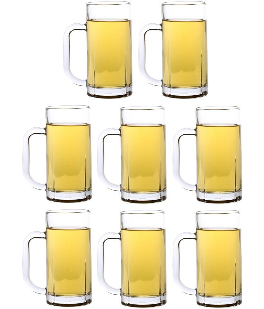     			Somil Beer Mug Glasses Set,  300 ML - (Pack Of 8)