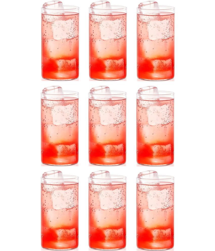     			Somil Water/Juice  Glasses Set,  280 ML - (Pack Of 9)