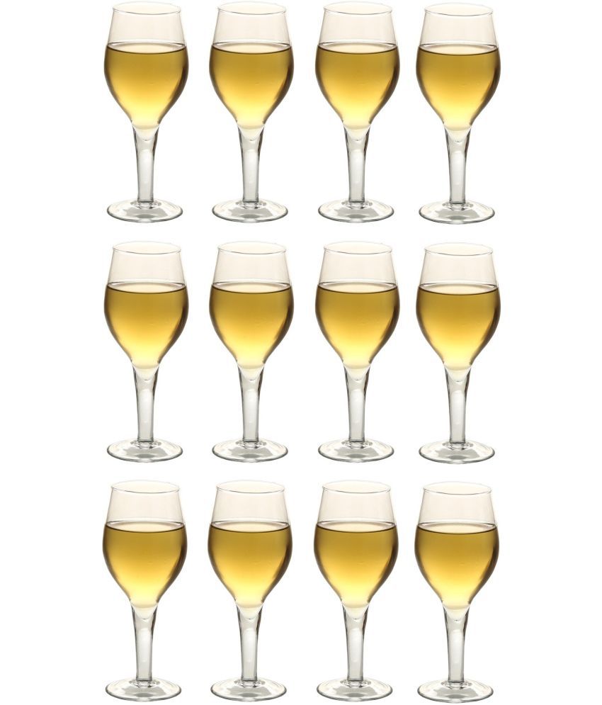     			Somil Wine  Glasses Set,  250 ML - (Pack Of 12)