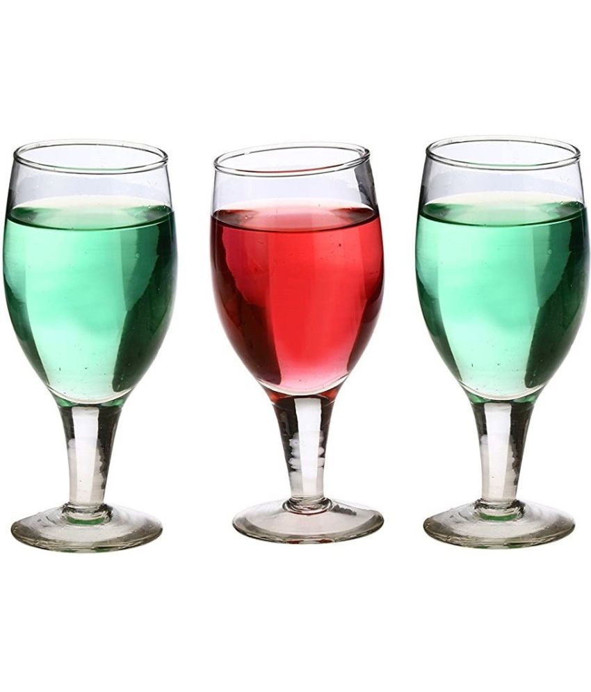     			Somil Wine  Glasses Set,  180 ML - (Pack Of 3)