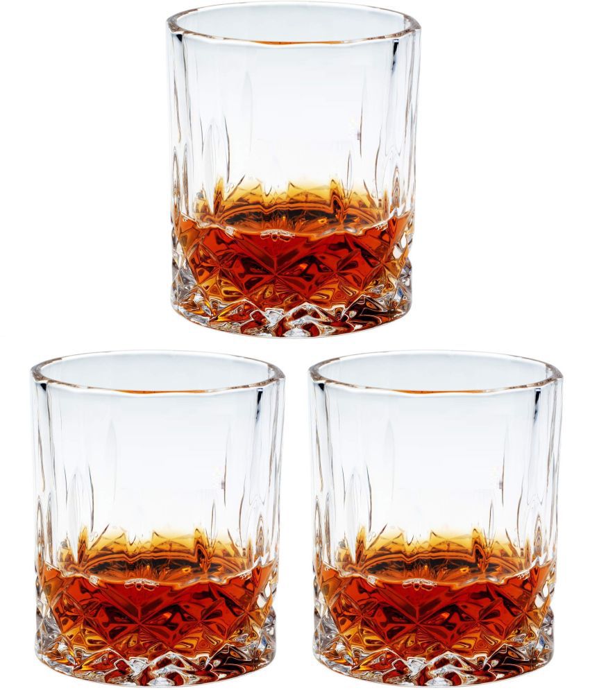     			Somil Whisky  Glasses Set,  200 ML - (Pack Of 3)