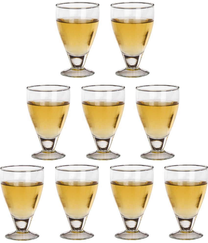     			Somil Wine  Glasses Set,  250 ML - (Pack Of 9)