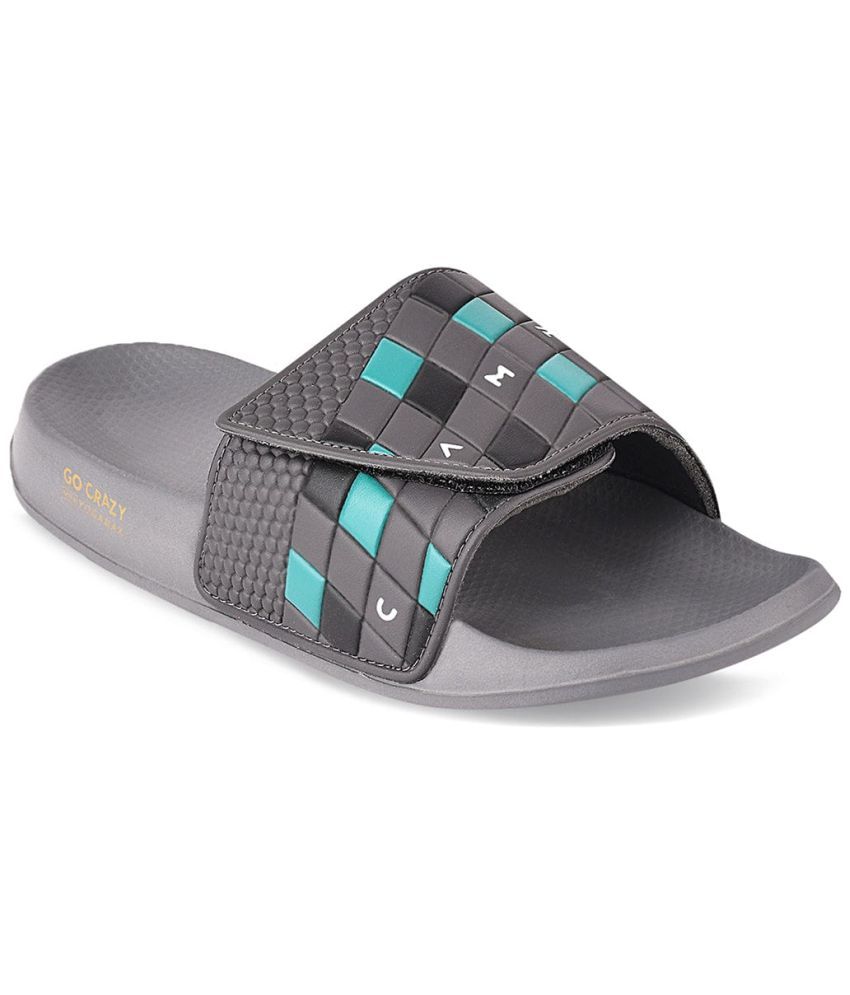     			Campus - Dark Grey Men's Slide Flip Flop