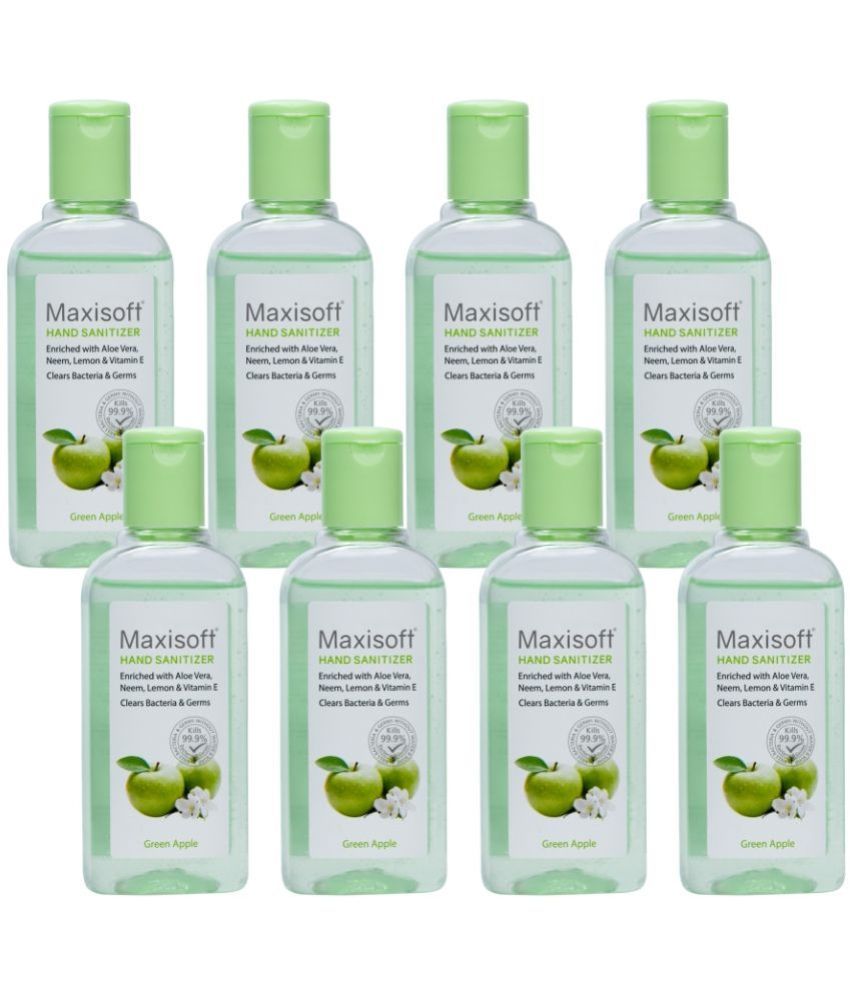     			MAXISOFT - Antibacterial Hand Sanitizer 100 mL ( Pack of 8 )