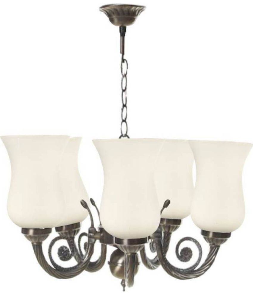     			Somil Glass Chandeliers Pendant White - Pack of 1