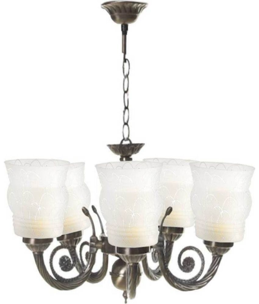     			Somil Glass Chandeliers Pendant White - Pack of 1