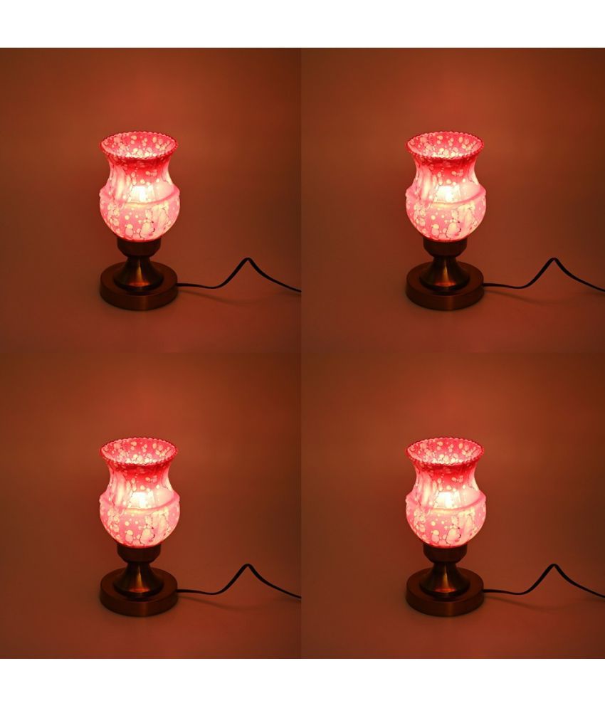     			Somil - Pink Decorative Table Lamp ( Pack of 4 )