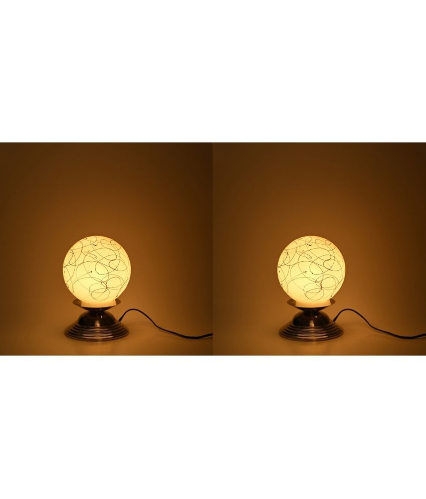     			Somil - White Decorative Table Lamp ( Pack of 2 )