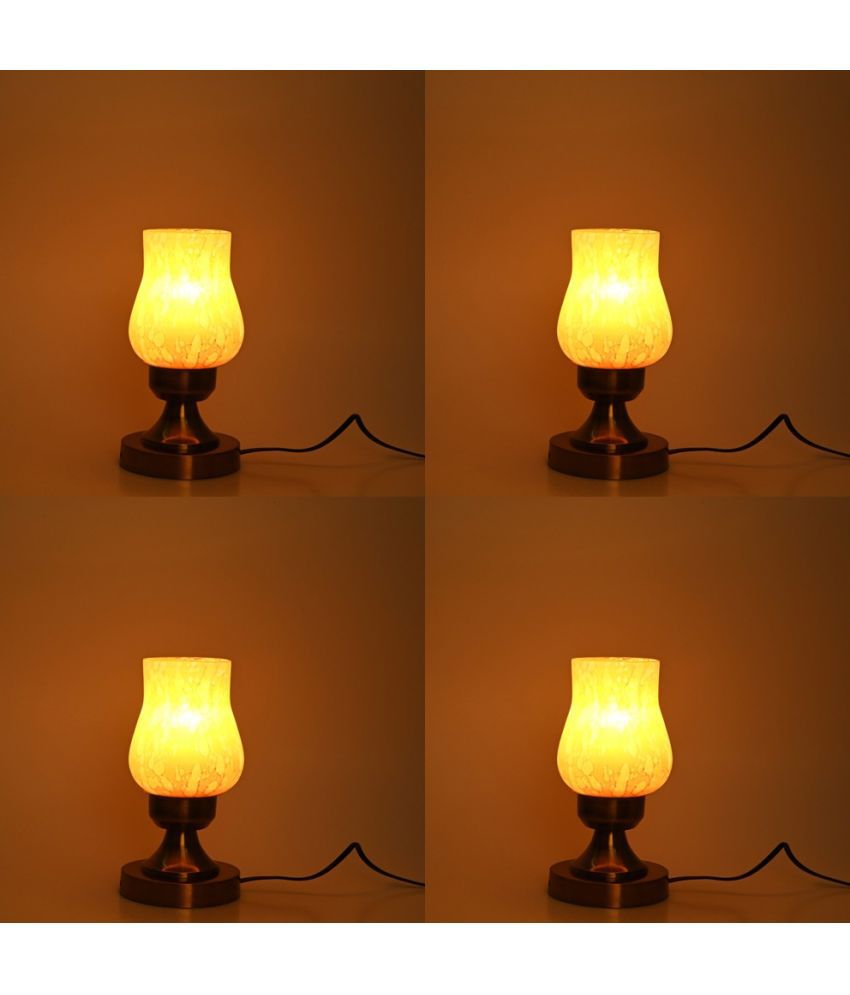     			Somil - Yellow Decorative Table Lamp ( Pack of 4 )