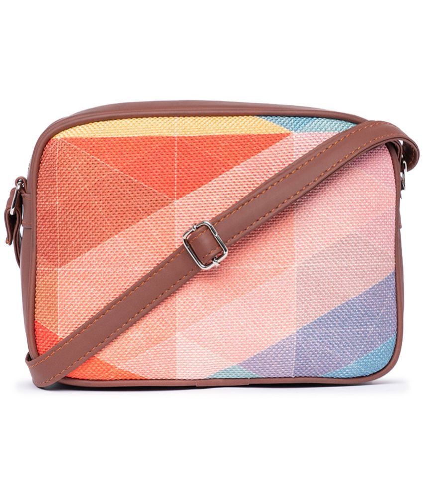     			Zouk - Multicolor Jute Sling Bag