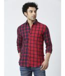 Solemio - Red 100% Cotton Slim Fit Men's Casual Shirt ( Pack of 1 )