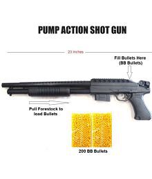 Pump Action Air Soft Shot Gun Toy with 200 Plastic BB453521