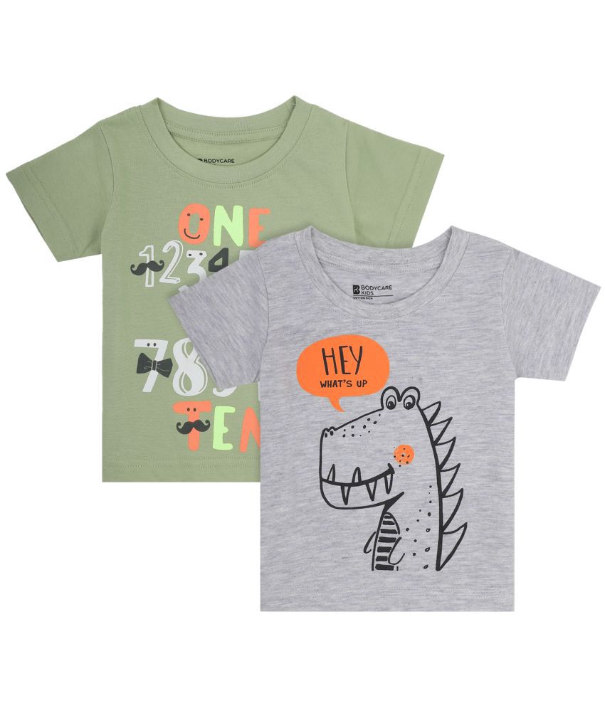     			Bodycare - Gray Baby Boy T-Shirt ( Pack of 2 )
