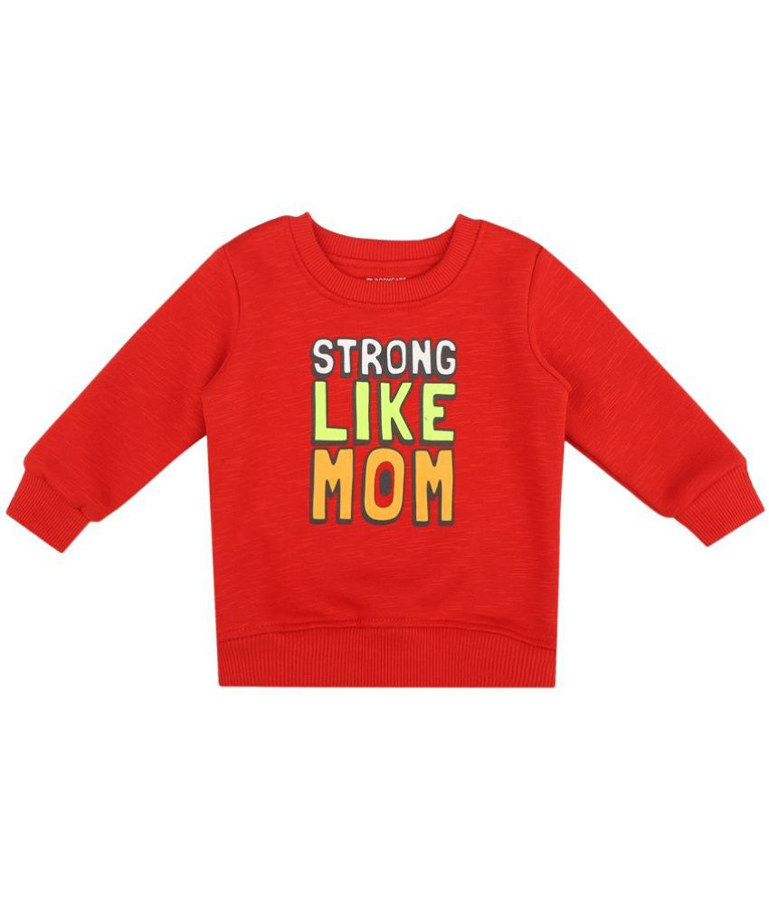     			Bodycare - Red Cotton Blend Boys Sweatshirt ( Pack of 1 )