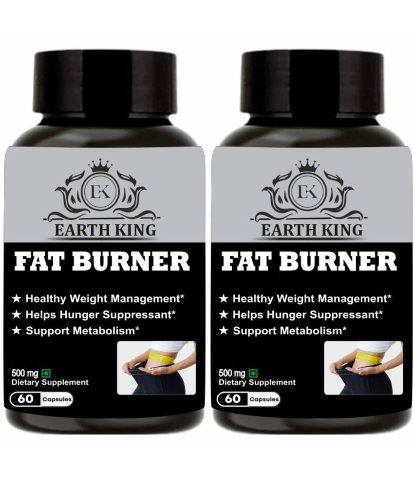     			EARTH KING Fat Burner Capsule Capsule for Weight Loss and Fat Loss (Pack of 2)