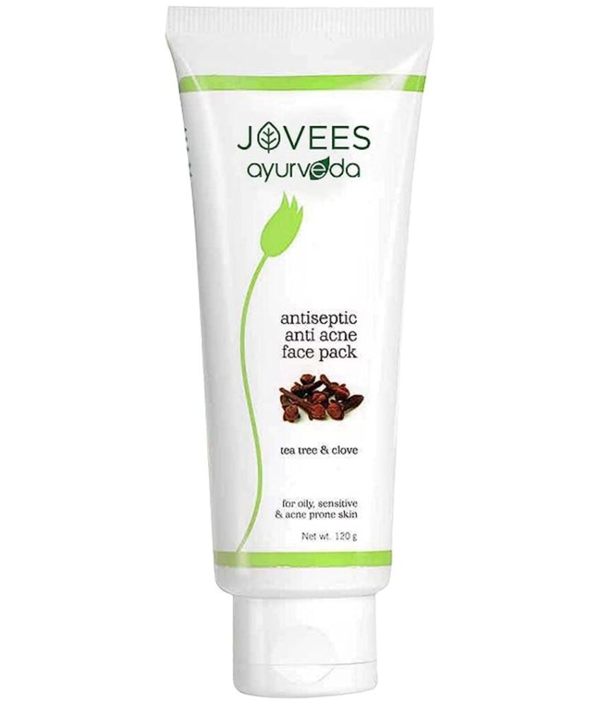     			Jovees Herbal Tea Tree & Clove Anti Acne Pack For Oily, Sensitive and Acne Prone skin, 120 g