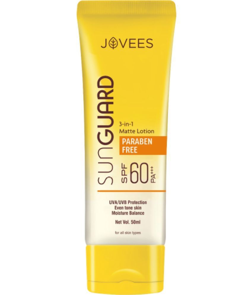     			Jovees Herbal Sunguard Lotion 3in1 Matte Lotion SPF 60 PA+++Broad Spectrum 50ml (Pack of 1)