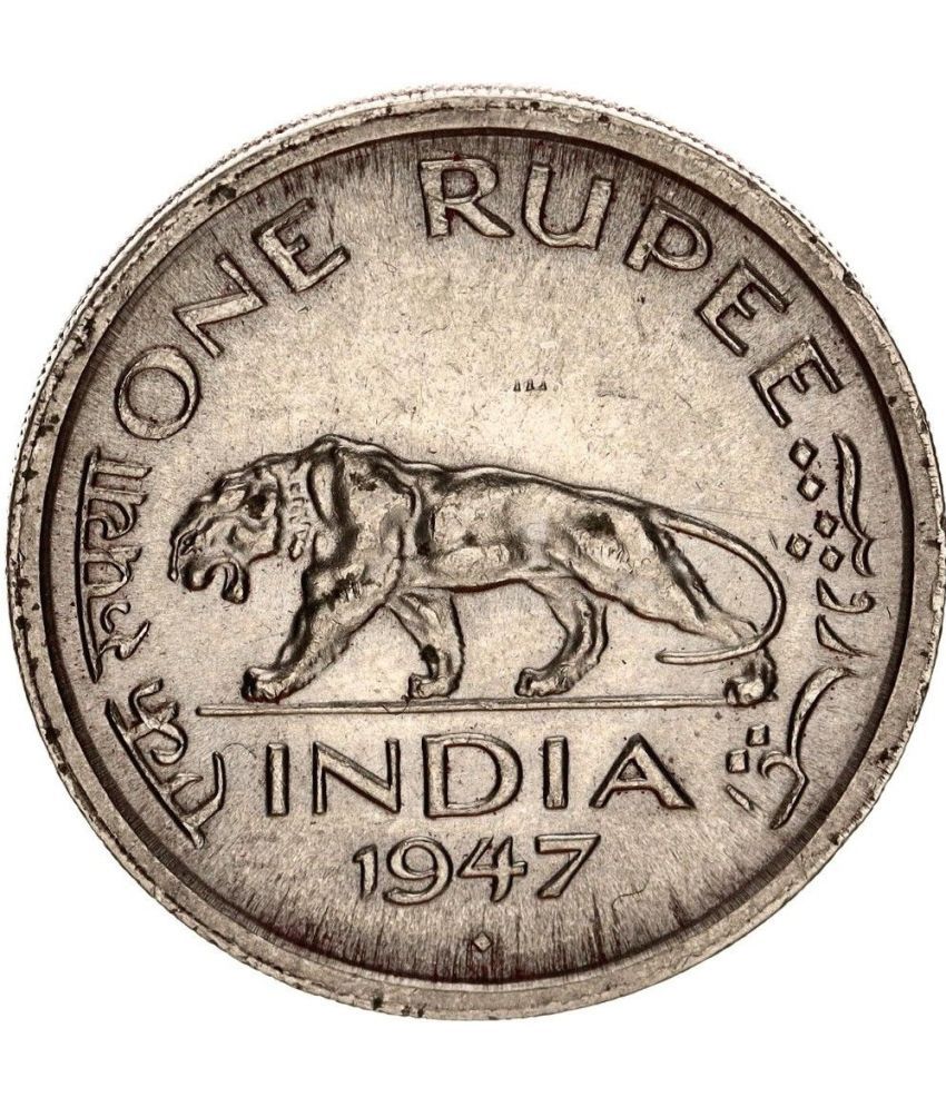     			Numiscart - 1 Rupee 1947 King George VI, British India Rare Collectible 1 Coin Numismatic Coins