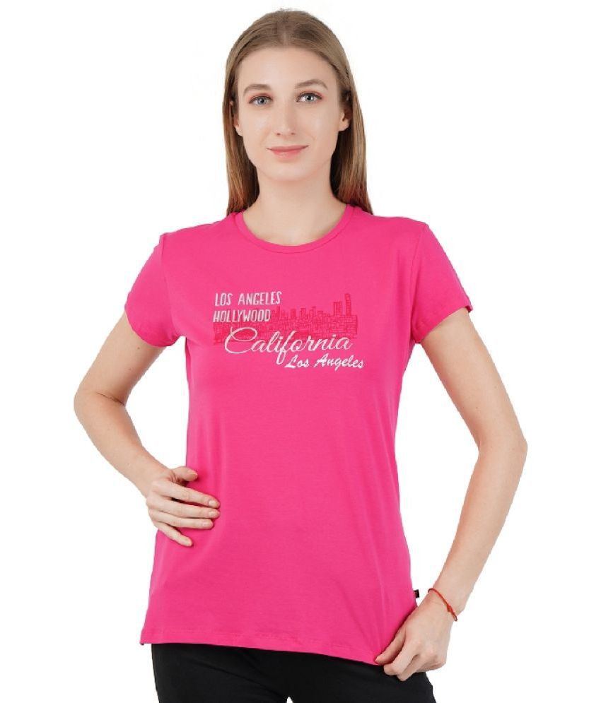     			Proteens - Pink Cotton Regular Fit Women's T-Shirt ( Pack of 1 )