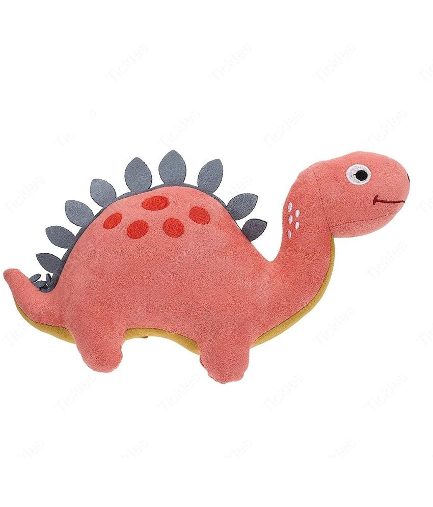     			Tickles Cartoon Cuddly Dinosaur Dragon Soft Stuffed Plush Animal Toy for Kids Boys & Girls Birthday Gifts  (Color: Pink Size: 25 cm)